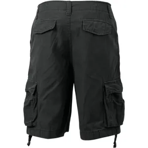 Black - Vintage Infantry Utility Army BDU Cargo Shorts - Heavyweight Cotton - Zipper Fly