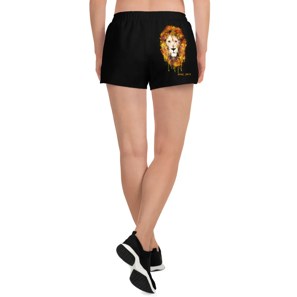 Black Women's Athletic Shorts