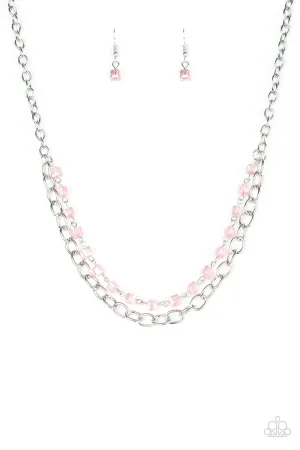 Block Party Princess  - Pink Necklace