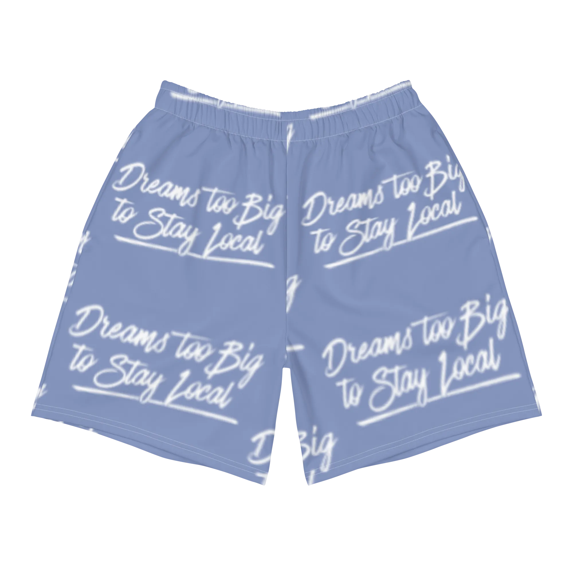 Blue & White Dreams Athletic Shorts