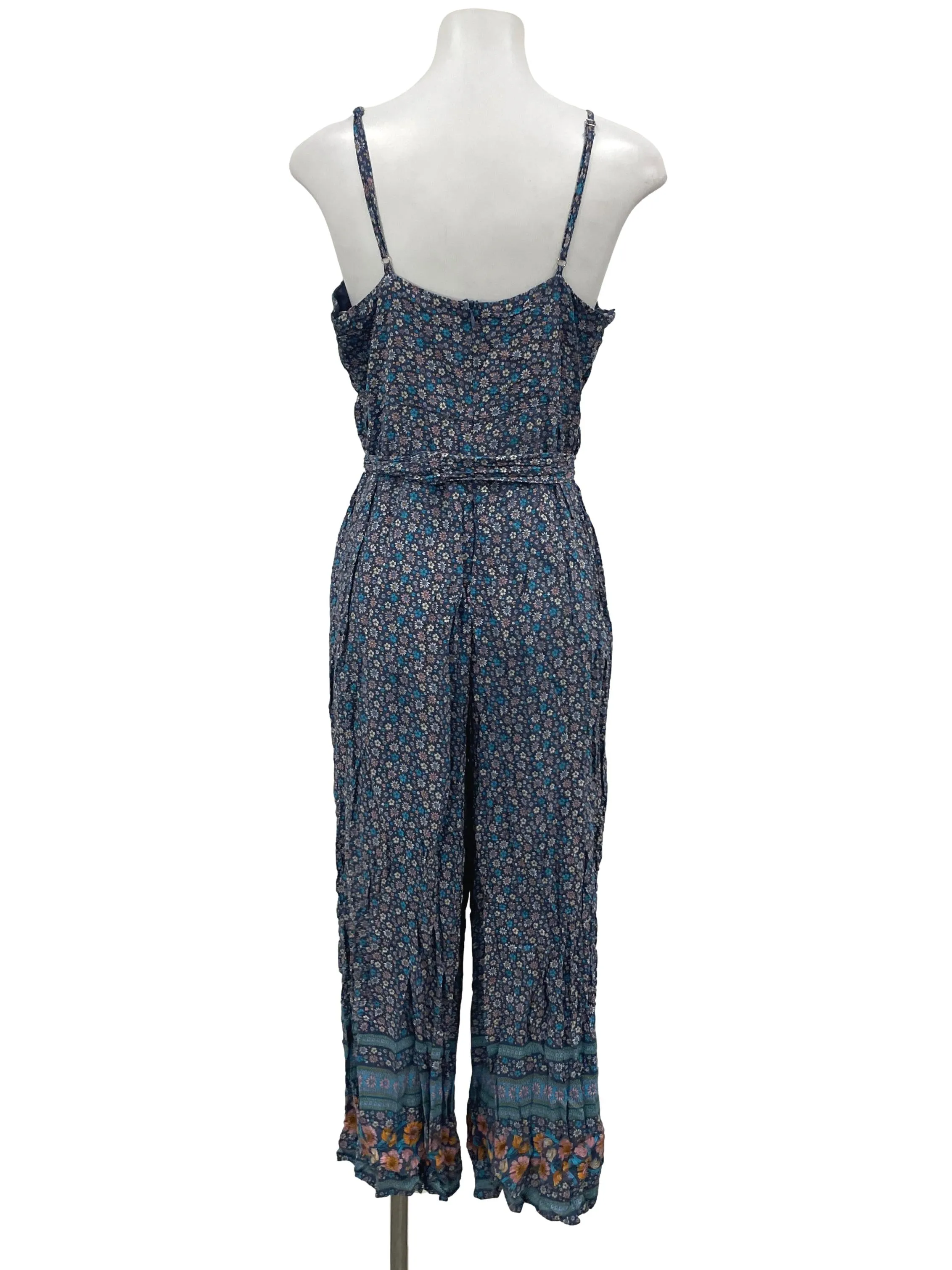 Blue Boho Spag Jumpsuit