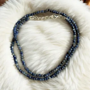 Blue Lapis beaded Necklace