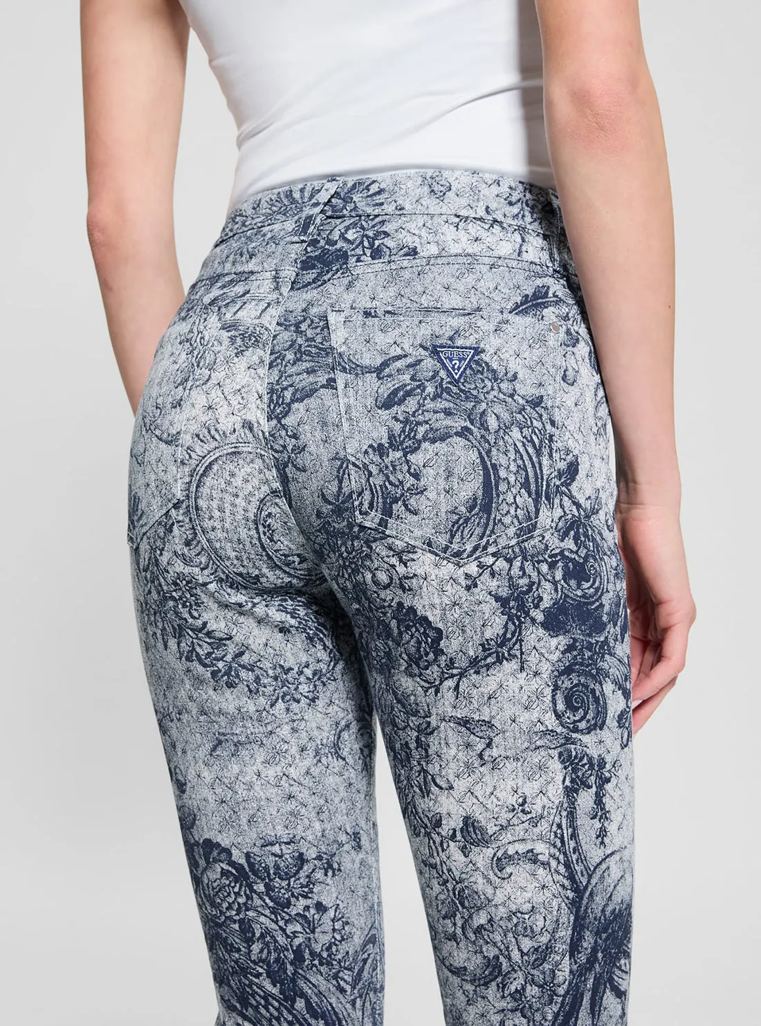 Blue Print Sexy Flare Pants