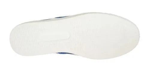 Blue Strass Canvas Logo Sneakers