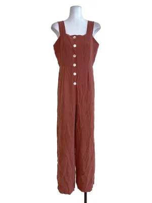 Blush Button Down Jumpsuits TEM