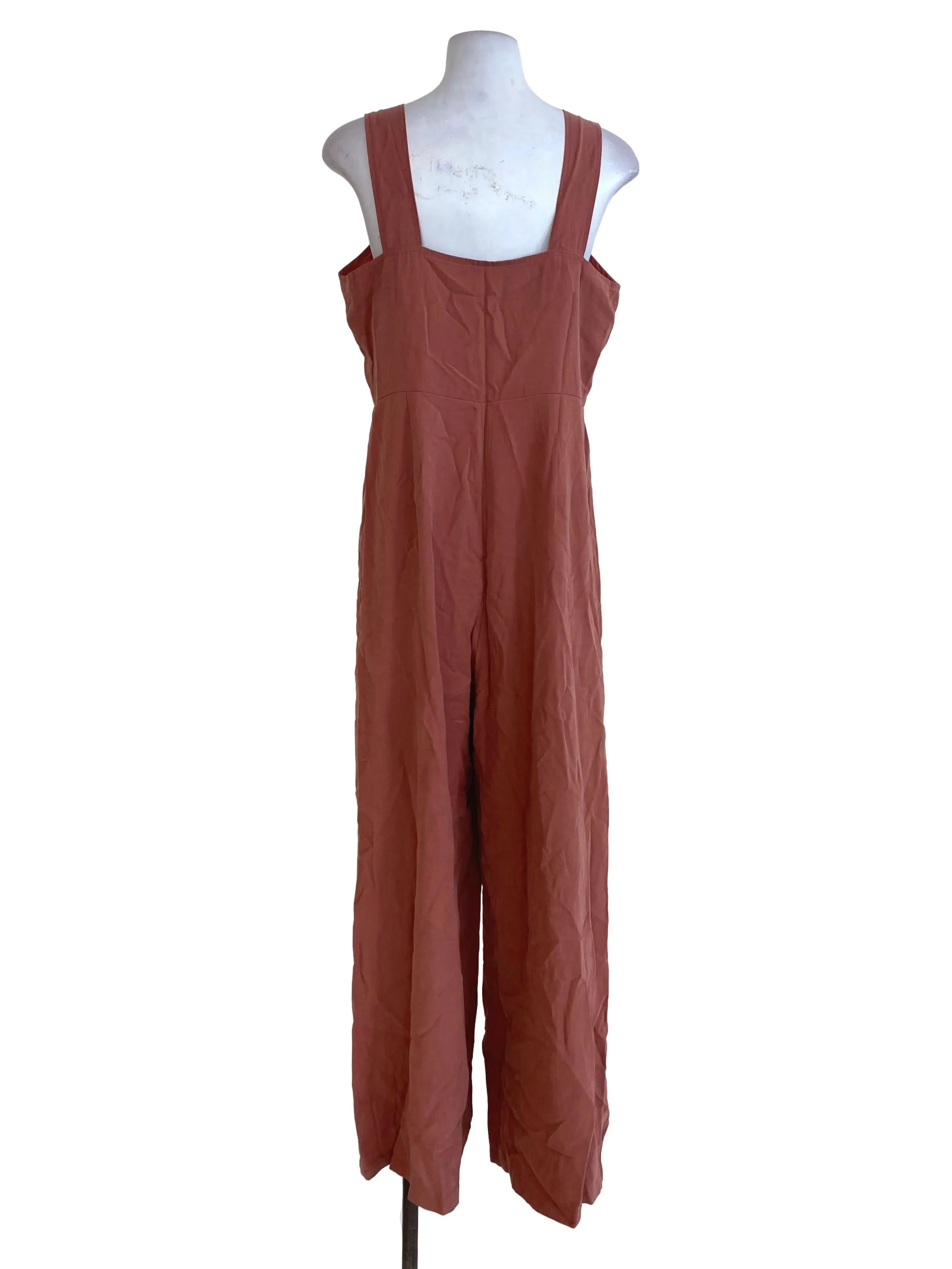 Blush Button Down Jumpsuits TEM