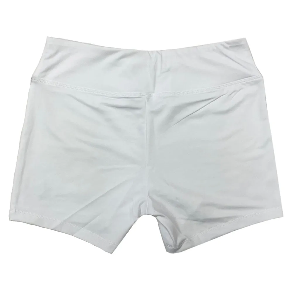 BOAST Women's White 4" Active Court Shorts $75 NEW