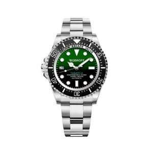 Bobroff Silver Stainless Steel Watch