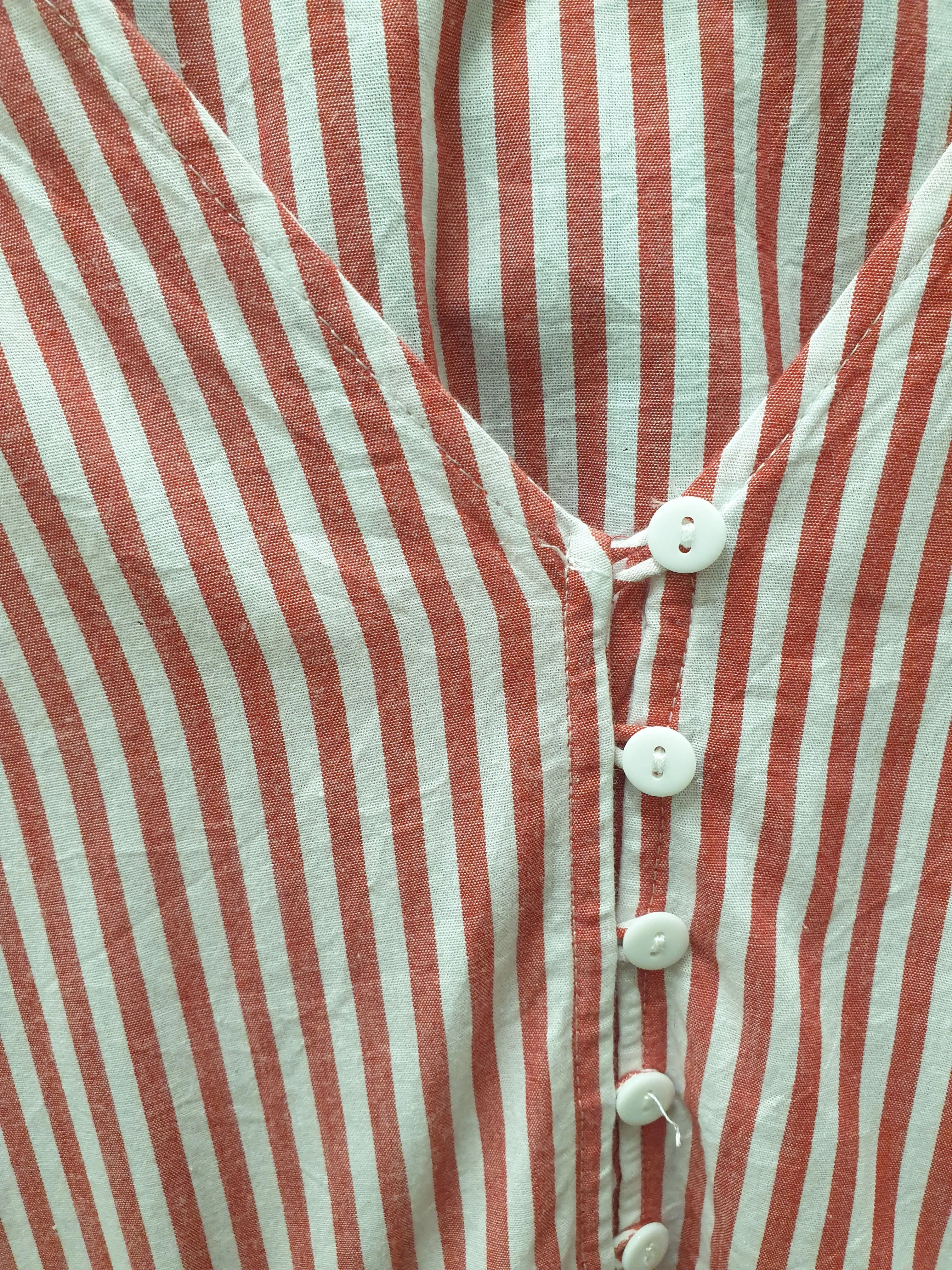 Boho Australia red and white striped dress size XXXL