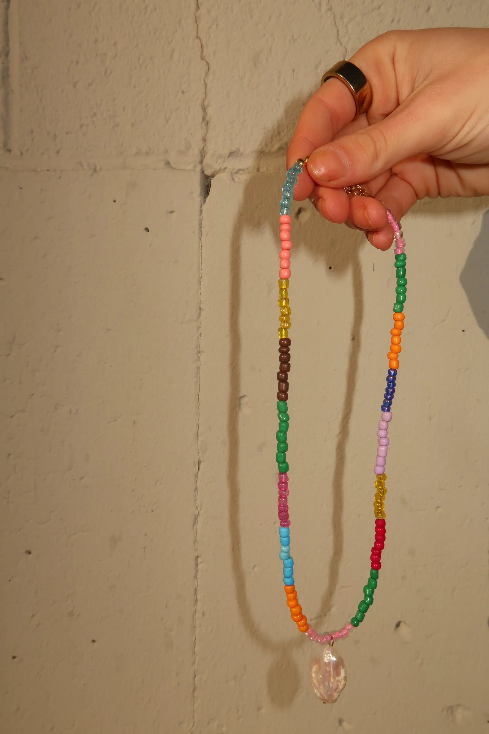 Bondi Beaded Pearl Necklace