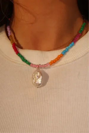 Bondi Beaded Pearl Necklace
