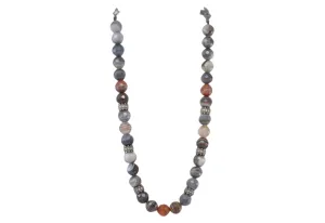 Botswana Agate Beaded Necklace