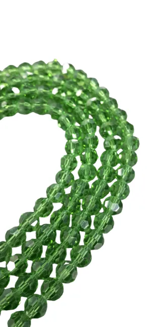 Bottle Green AB/Full String Crystal Glass Bead