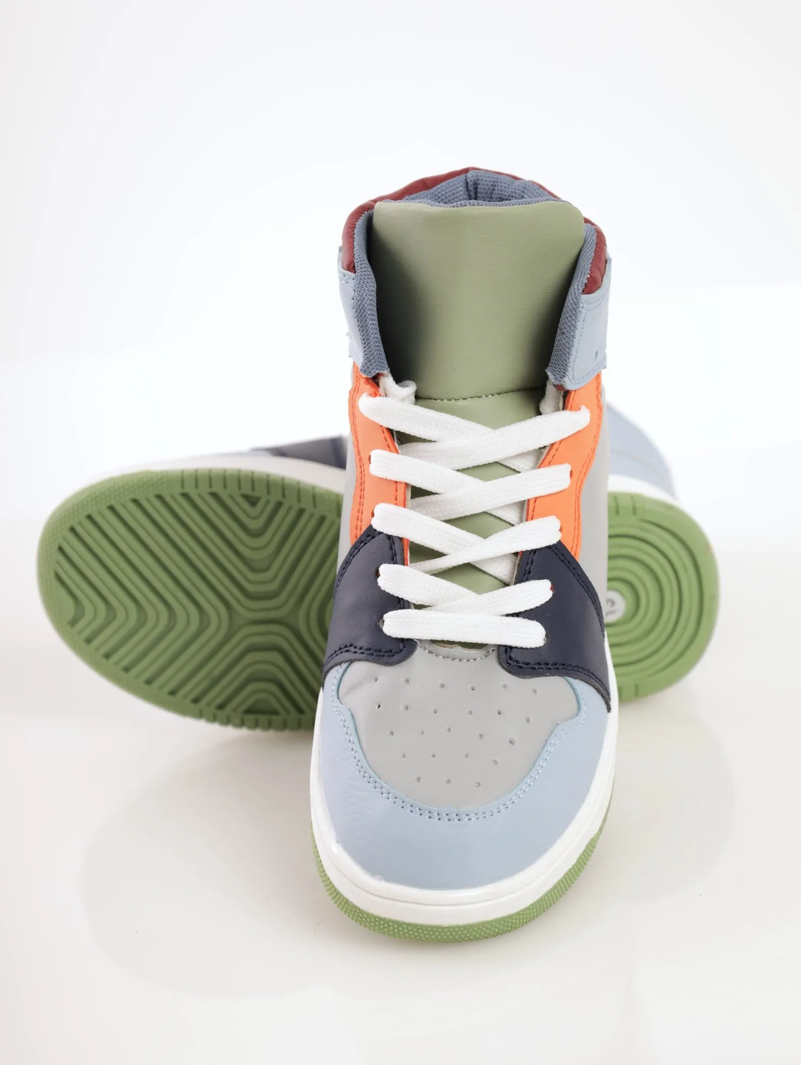 Boys High-Top Colourblock Sneaker