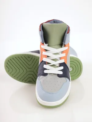 Boys High-Top Colourblock Sneaker