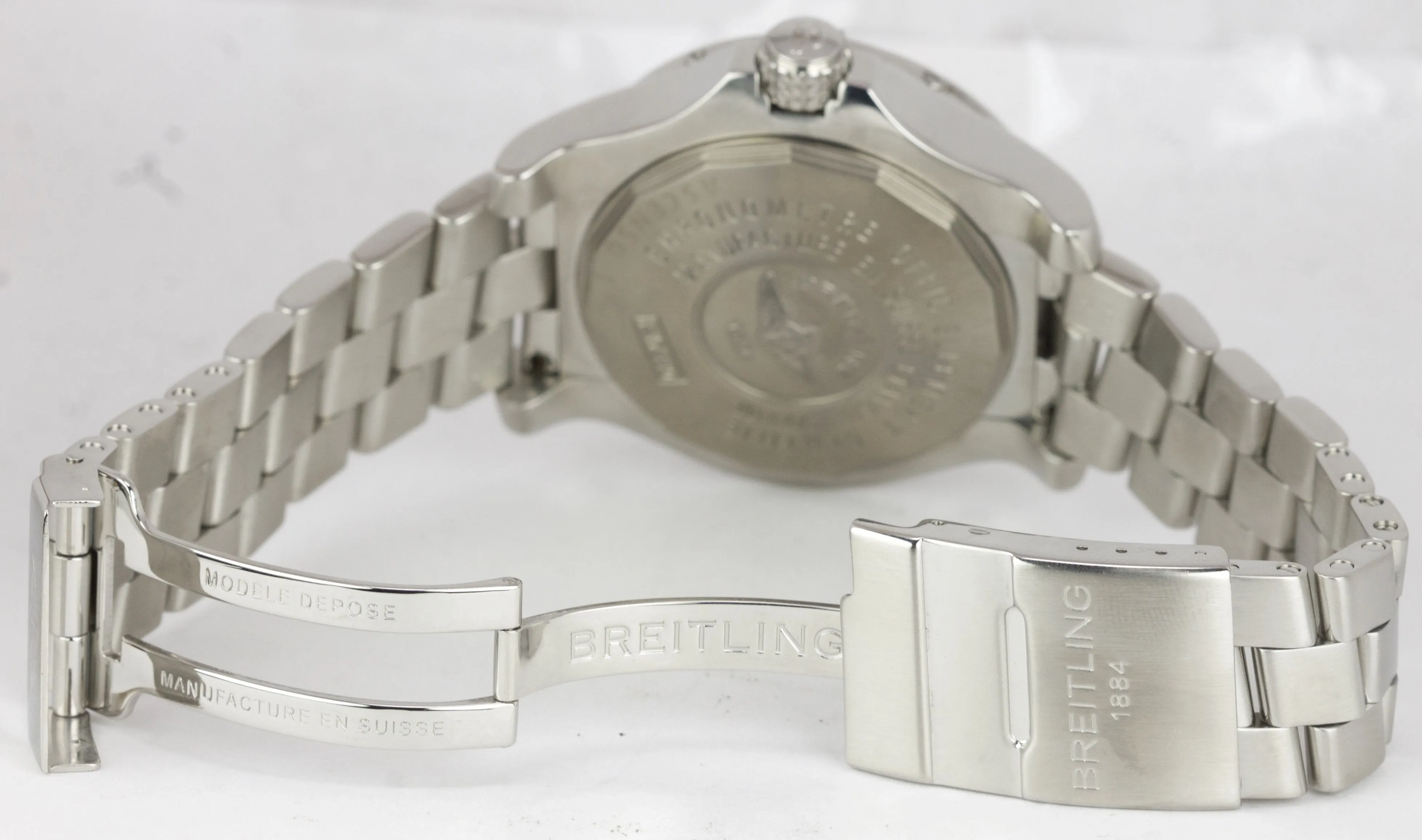 Breitling Avenger Seawolf Yellow 45mm Automatic Stainless Date Watch A17330