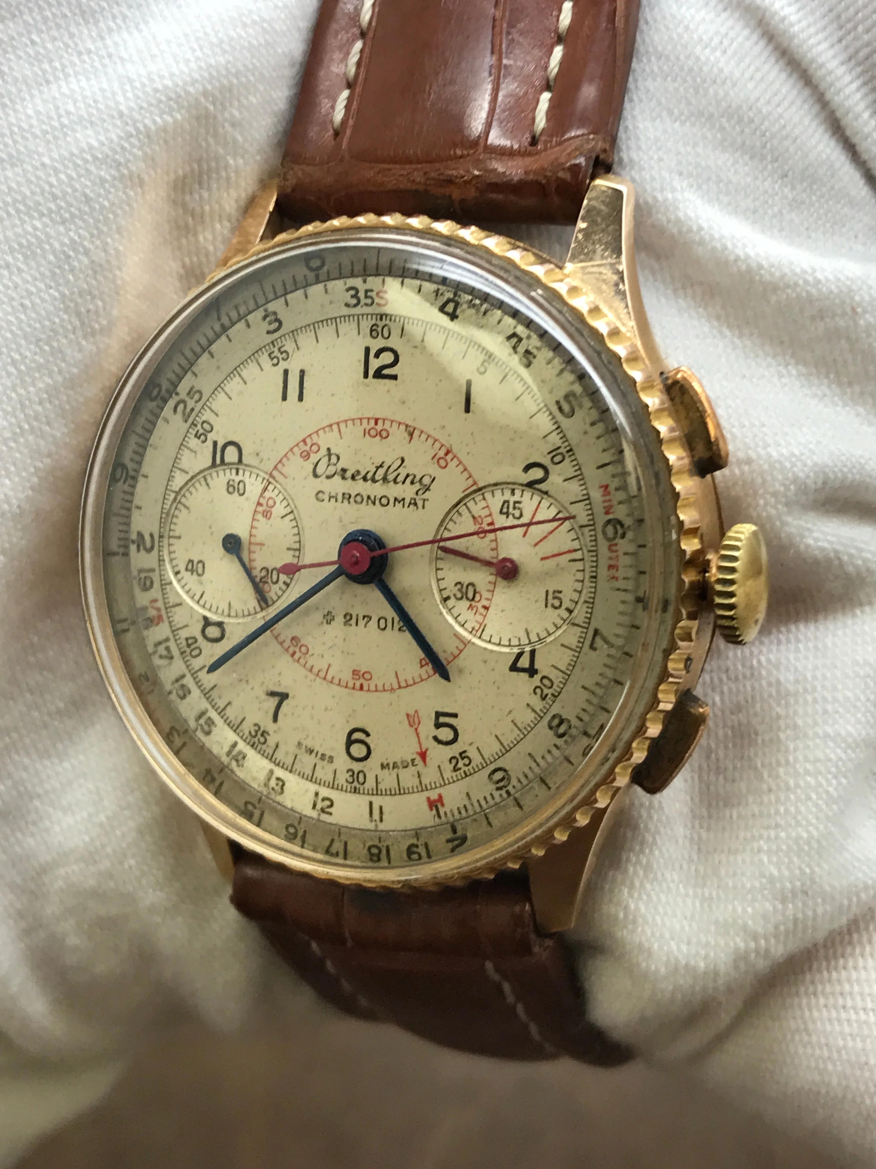 Breitling Chronomat 769 Champagne Dial Manual Wind Men's Watch