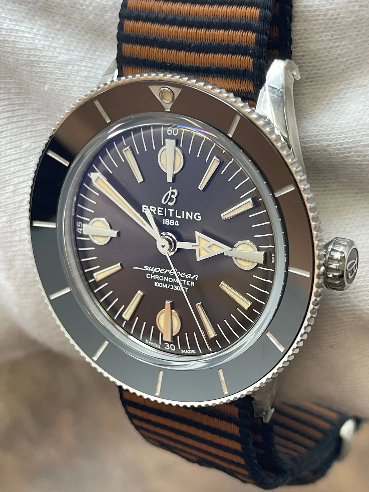 Breitling Superocean Heritage 57 Outerknown A10370 Brown Dial Automatic Men's Watch