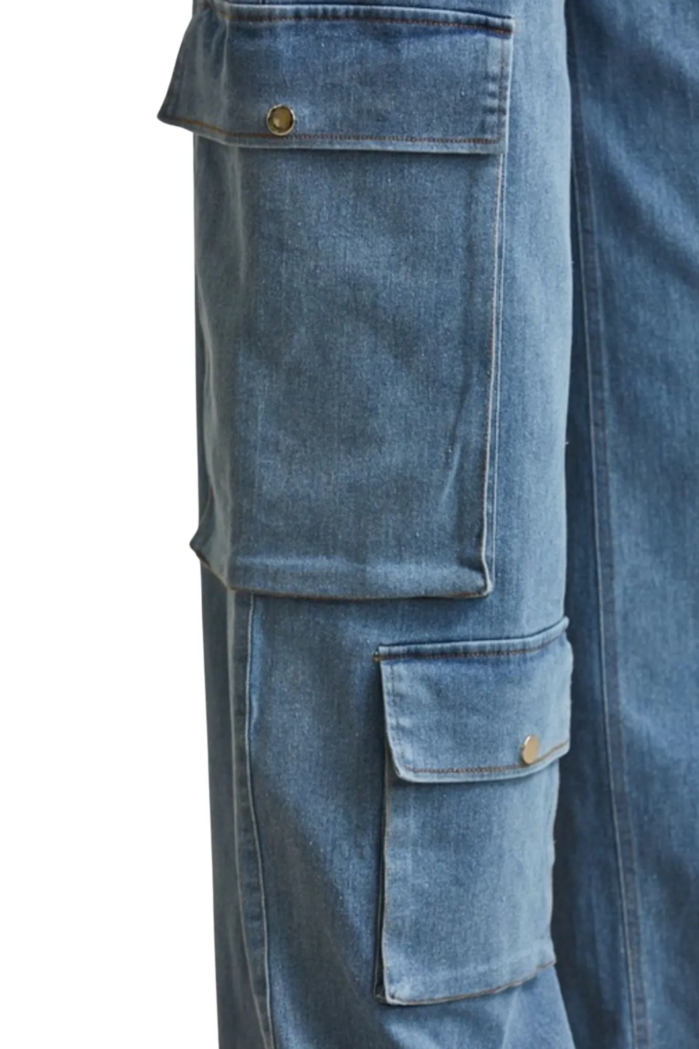 Brielle Denim Pants Set