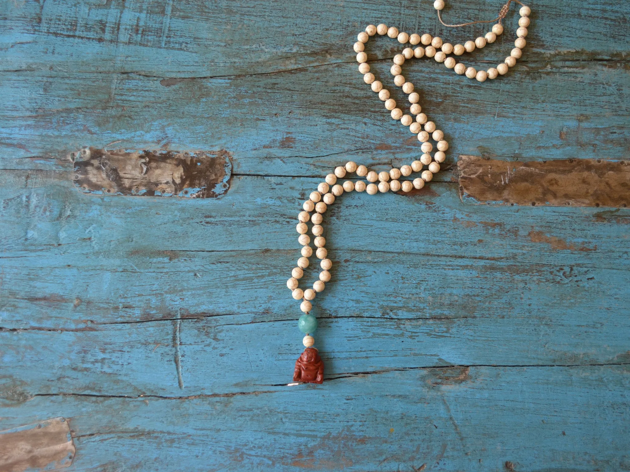 Buddha beaded necklace