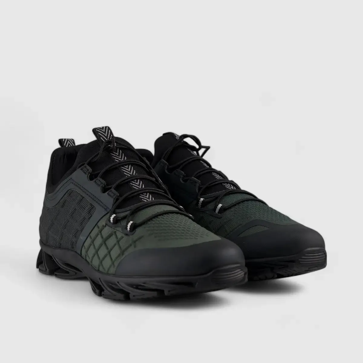 Bulletti Lace Up Sneaker Olive 10287