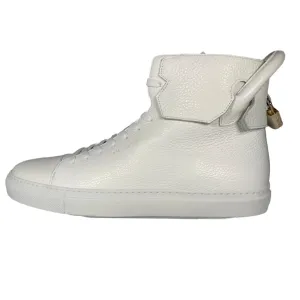 Buscemi Mens 125MM White High Top Sneakers
