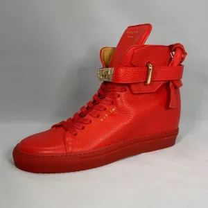 Buscemi Womens 100MM Alta Red High Top Sneakers