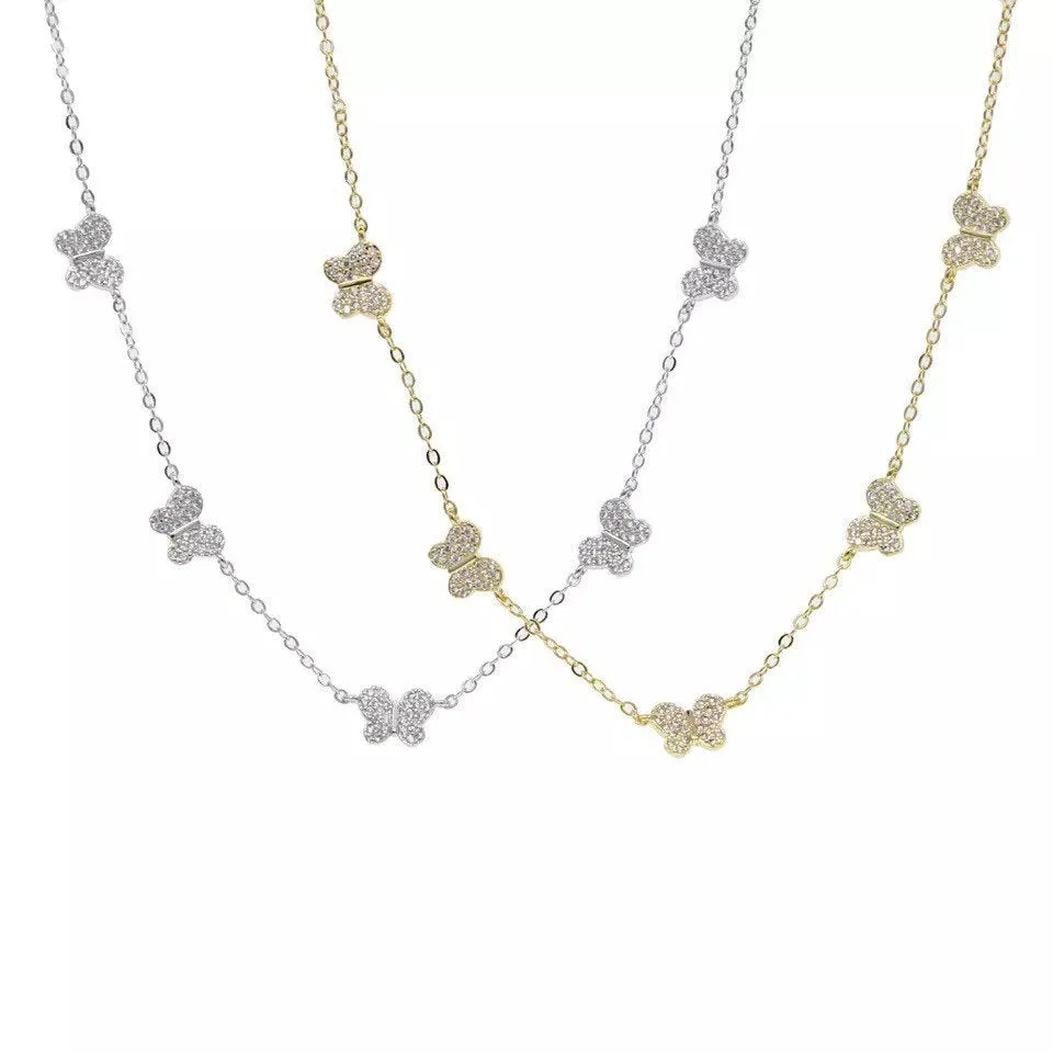 Butterfly Necklace, butterfly pendant necklace , butterfly choker, charm butterfly necklace ,gold butterfly choker