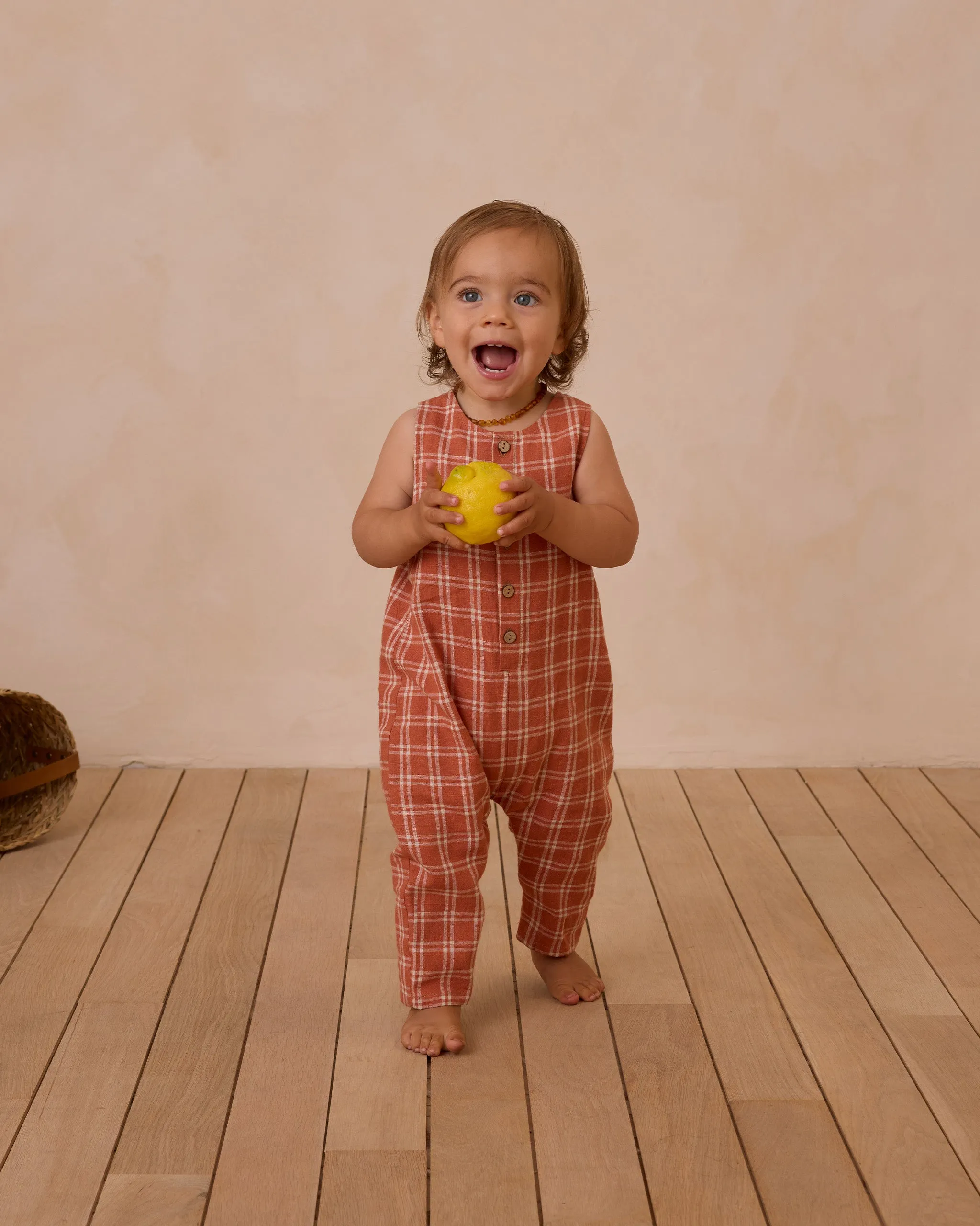 Button Jumpsuit || Poppy Check