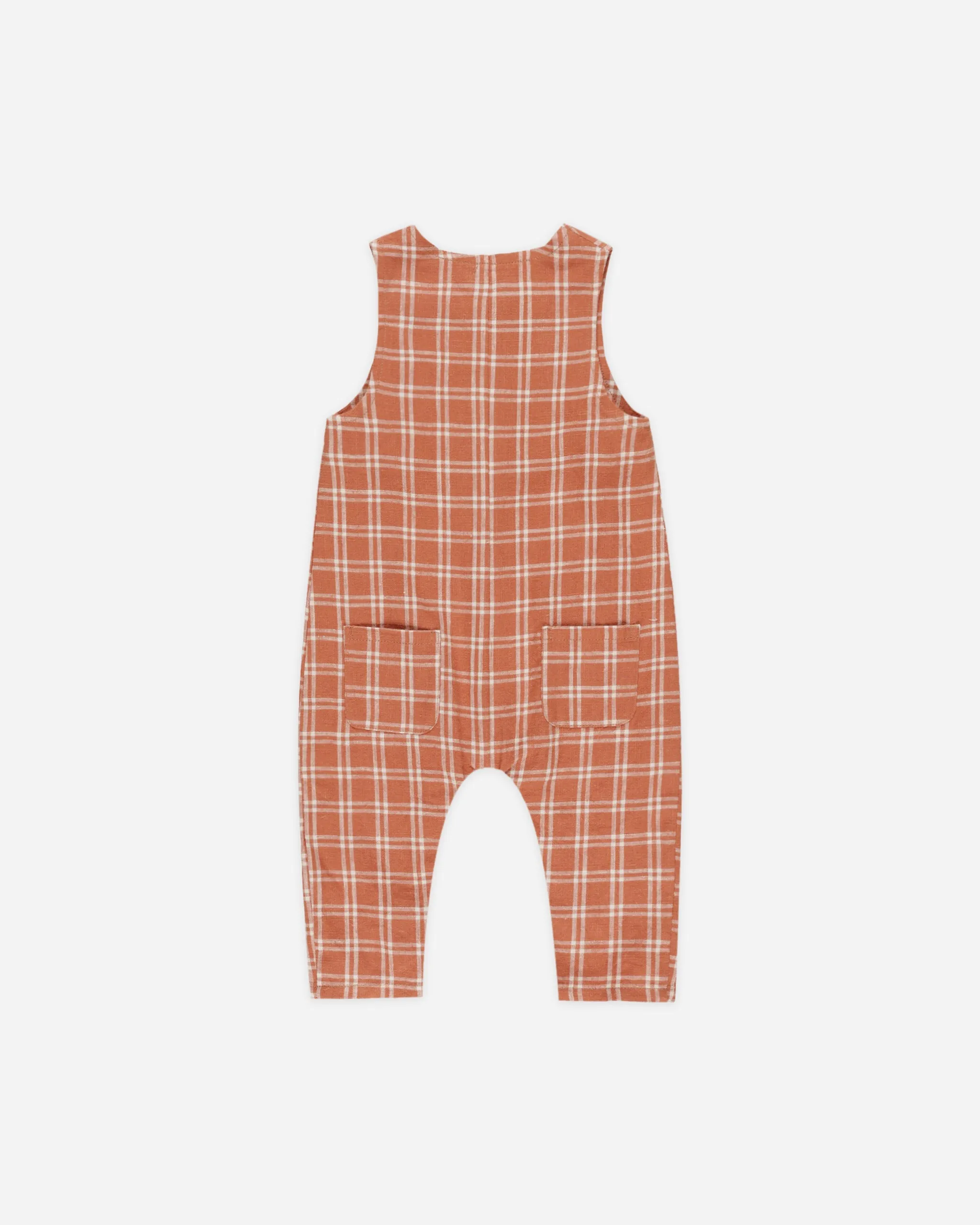 Button Jumpsuit || Poppy Check