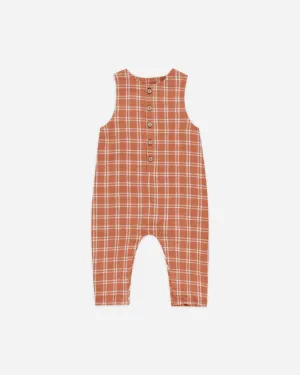 Button Jumpsuit || Poppy Check