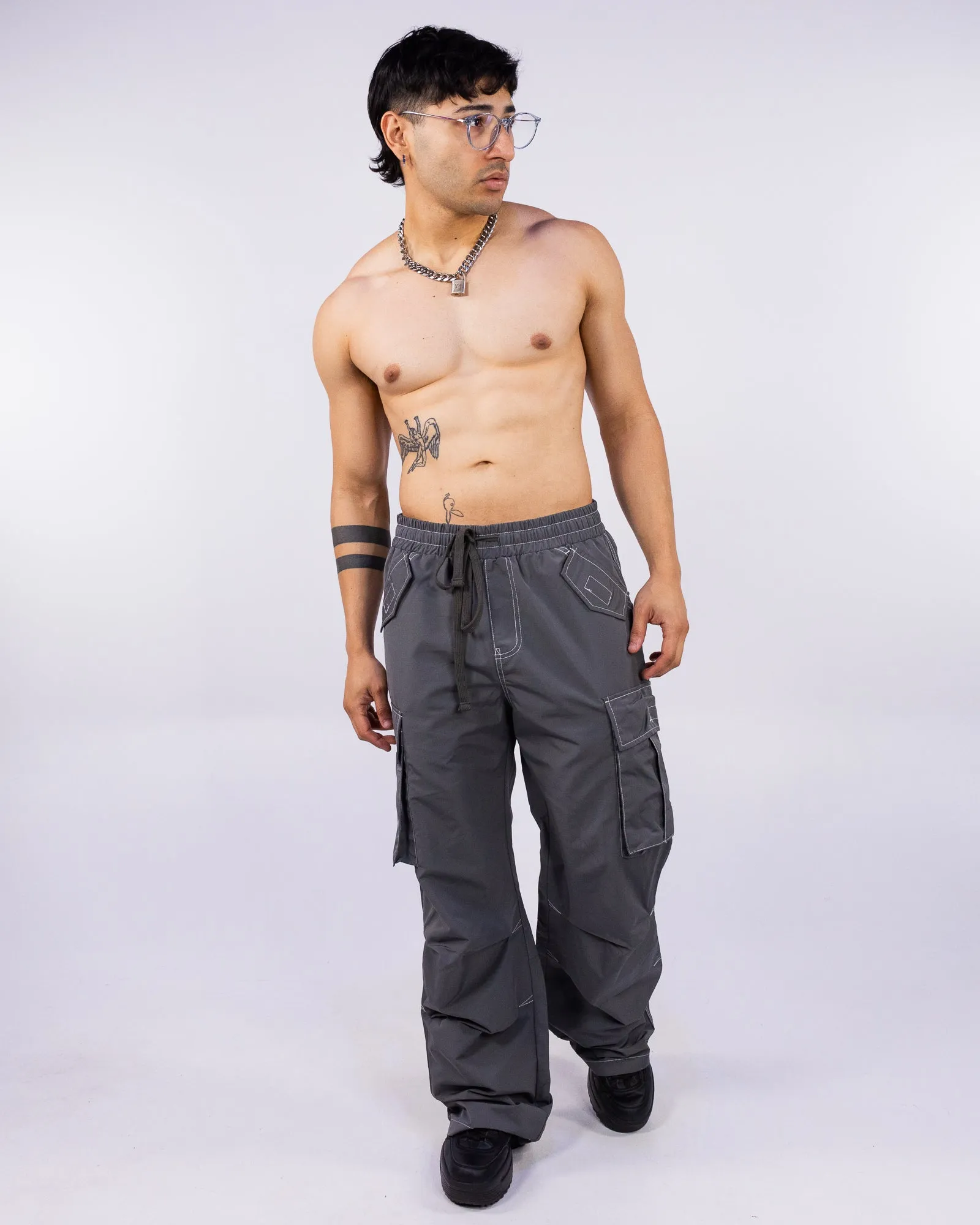Campus Gray Men's Cargo Pants