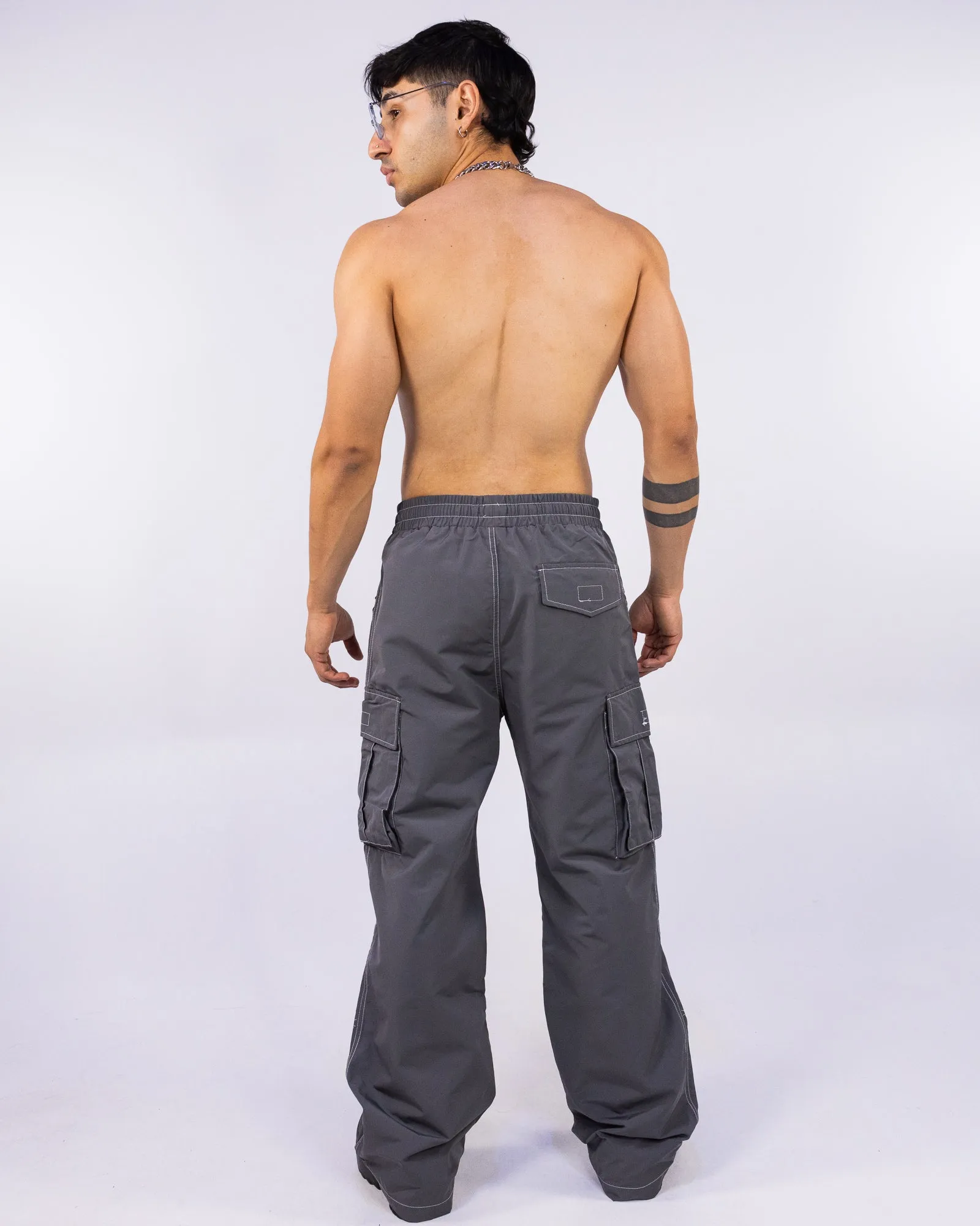 Campus Gray Men's Cargo Pants