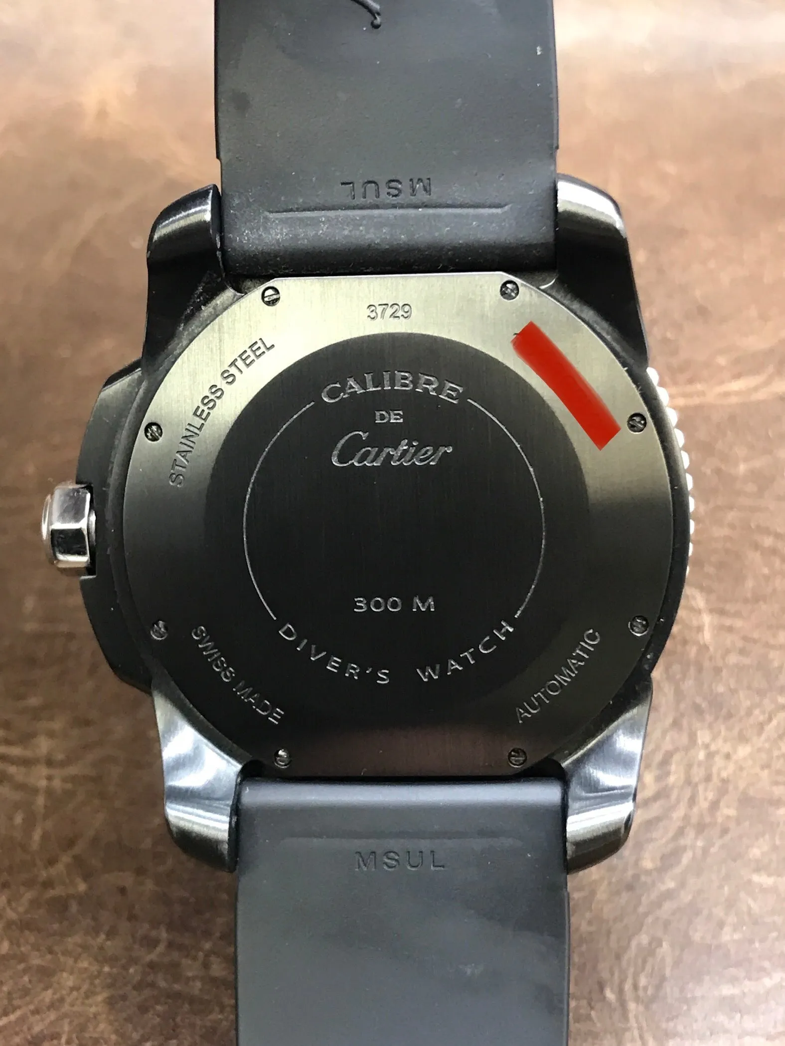 Cartier Calibre de Cartier Diver Calibre De Cartier W7100056 W7100056 Black Dial Automatic Men's Watch