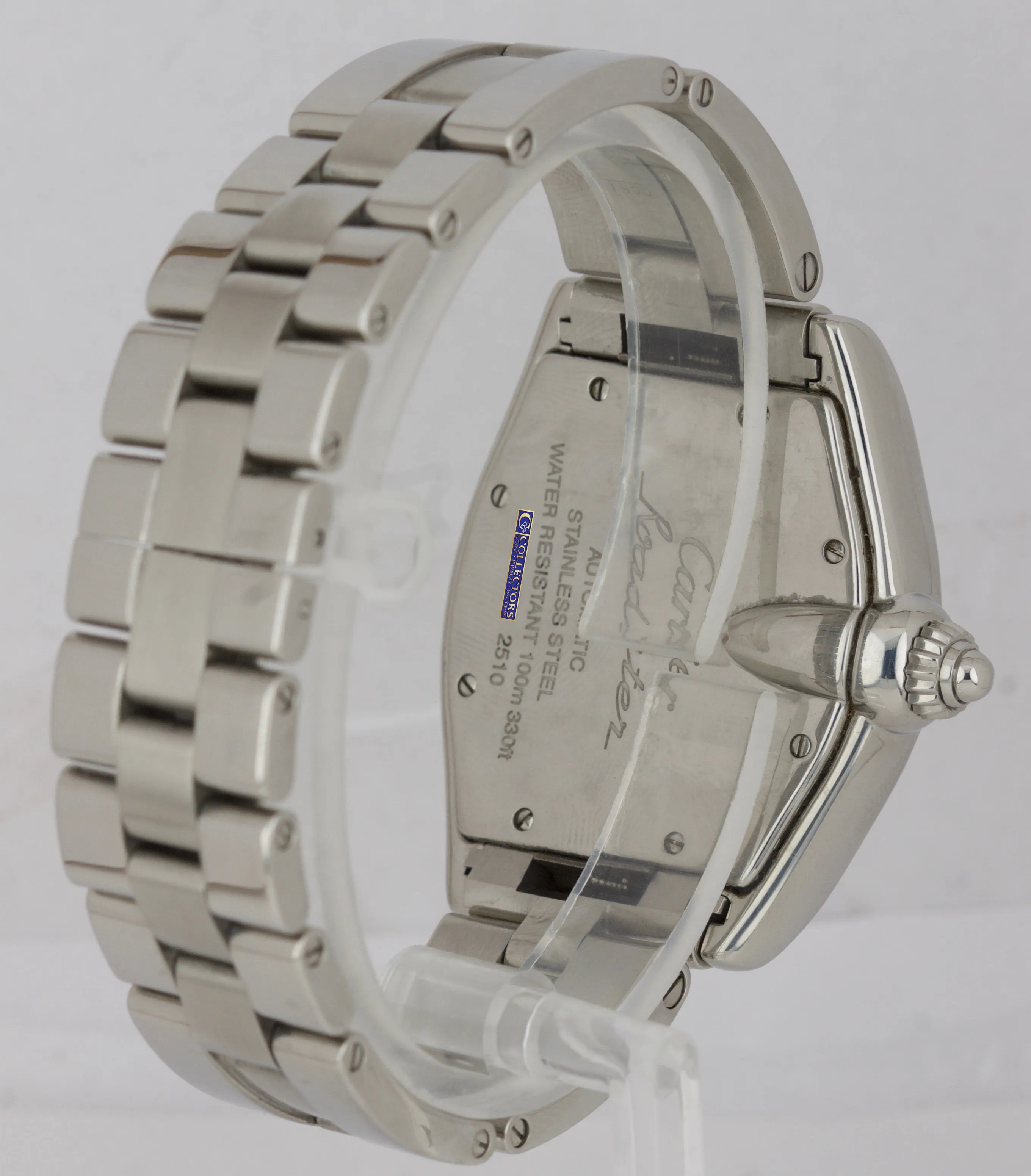 Cartier Roadster Automatic Black Silver 36mm W62002V3 Stainless Steel Watch 2510