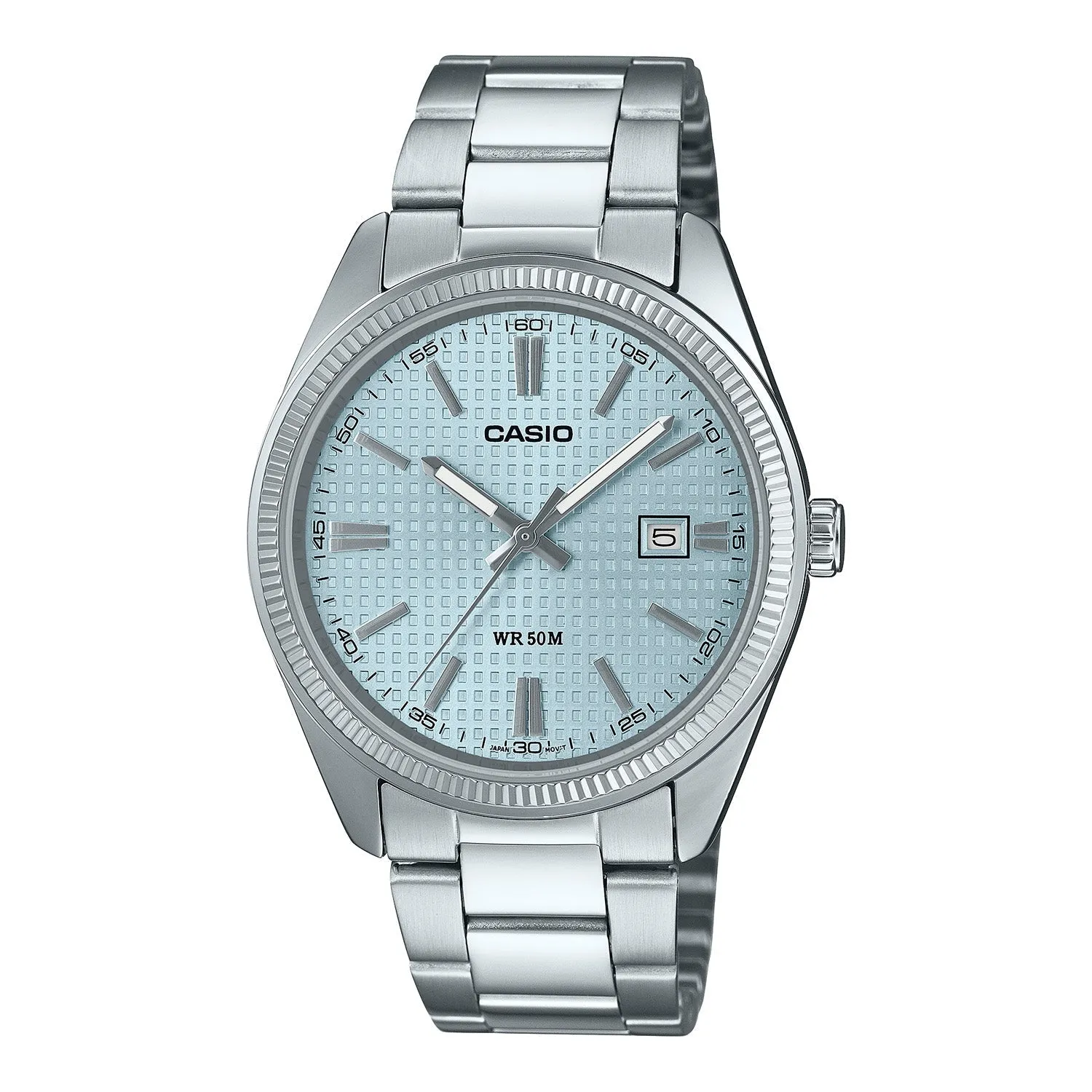 Casio Analog Silver Watch MTP1302PEC-2AV