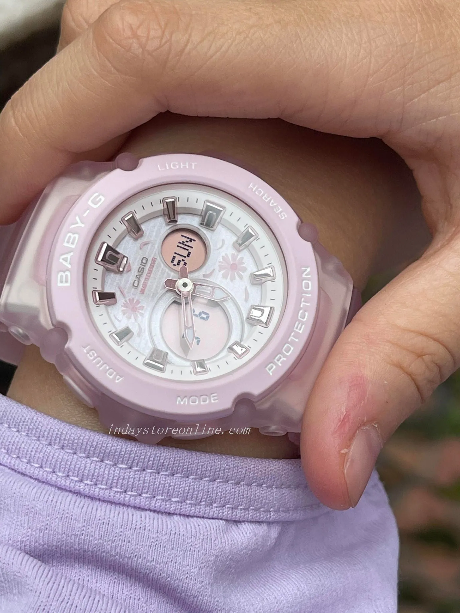 Casio Baby-G Women's Watch BGA-270FL-4A Resin Band Mineral Glass Shock Resistant
