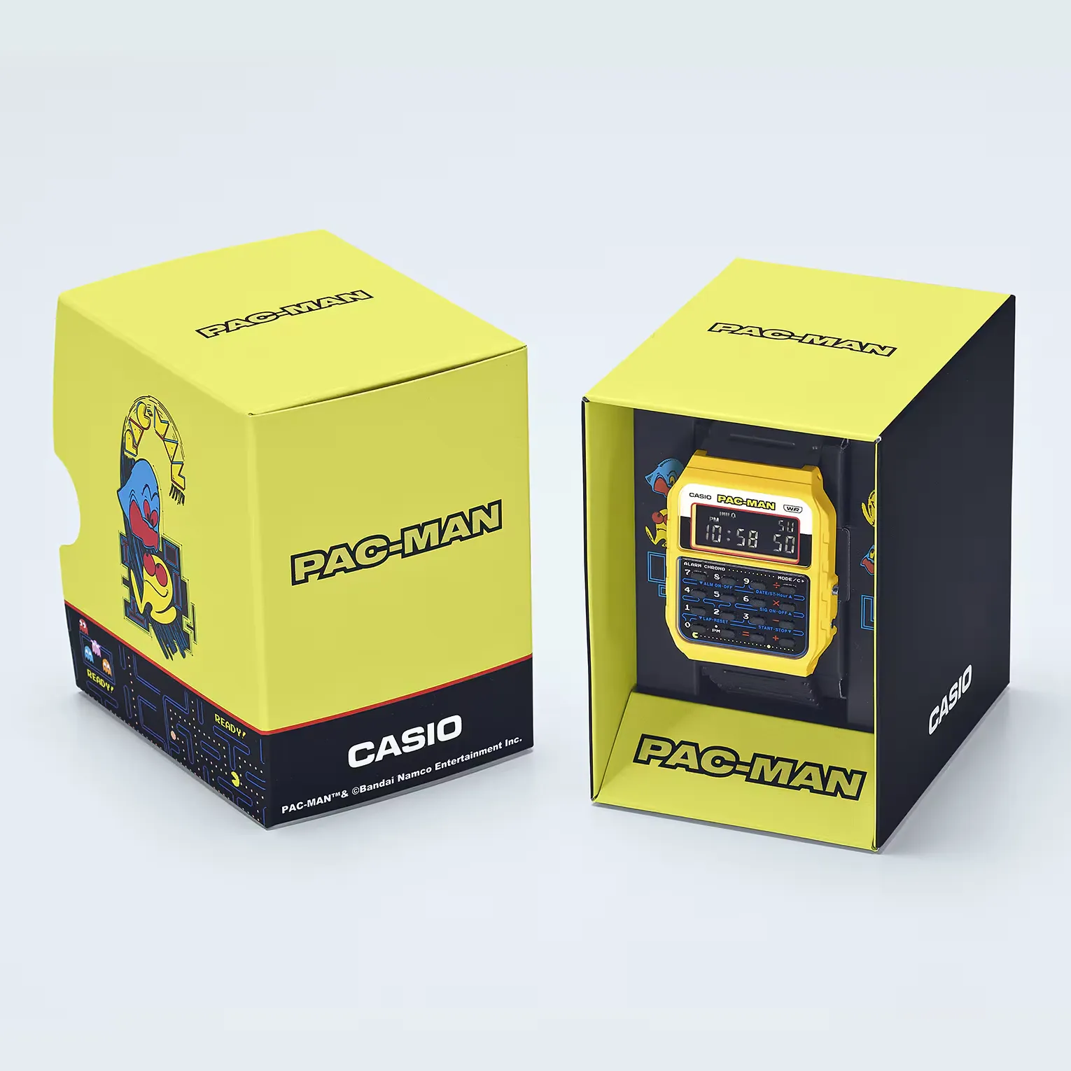 Casio Data Bank PAC-MAN 45th Anniversary Men's Watch CA53WPC-1B