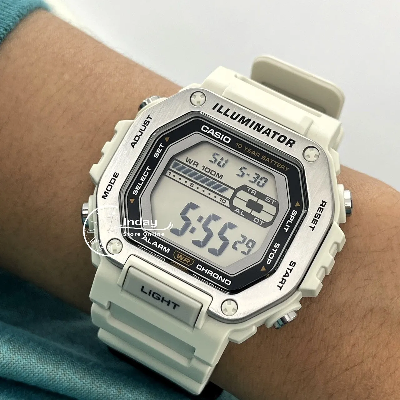 Casio Digital Men's Watch MWD-110H-8A Resin Band Resin Glass Battery Life: 10 years