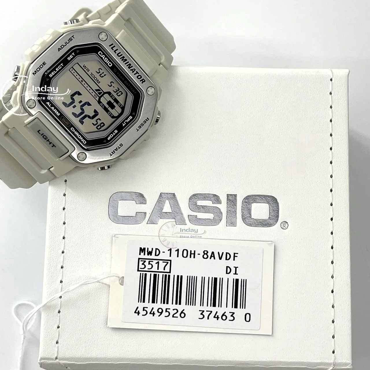 Casio Digital Men's Watch MWD-110H-8A Resin Band Resin Glass Battery Life: 10 years