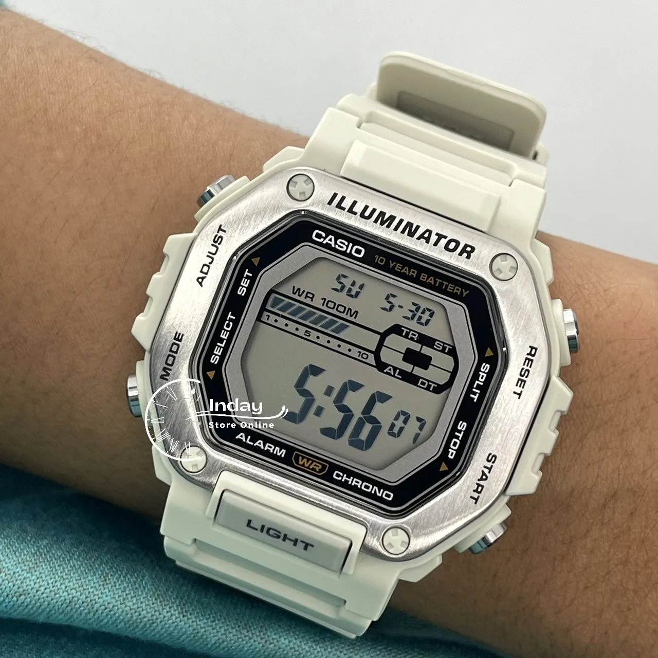 Casio Digital Men's Watch MWD-110H-8A Resin Band Resin Glass Battery Life: 10 years