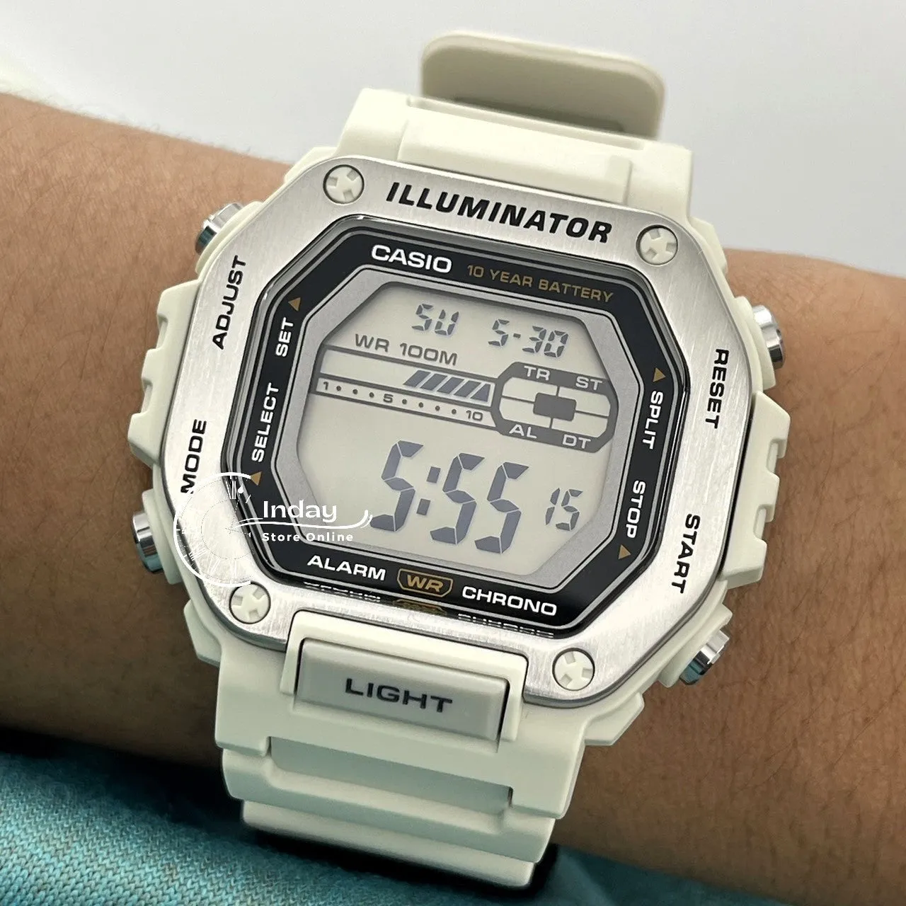 Casio Digital Men's Watch MWD-110H-8A Resin Band Resin Glass Battery Life: 10 years