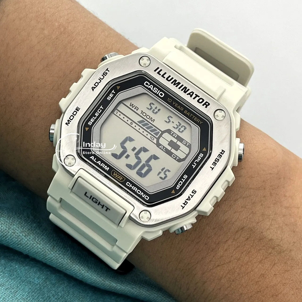 Casio Digital Men's Watch MWD-110H-8A Resin Band Resin Glass Battery Life: 10 years
