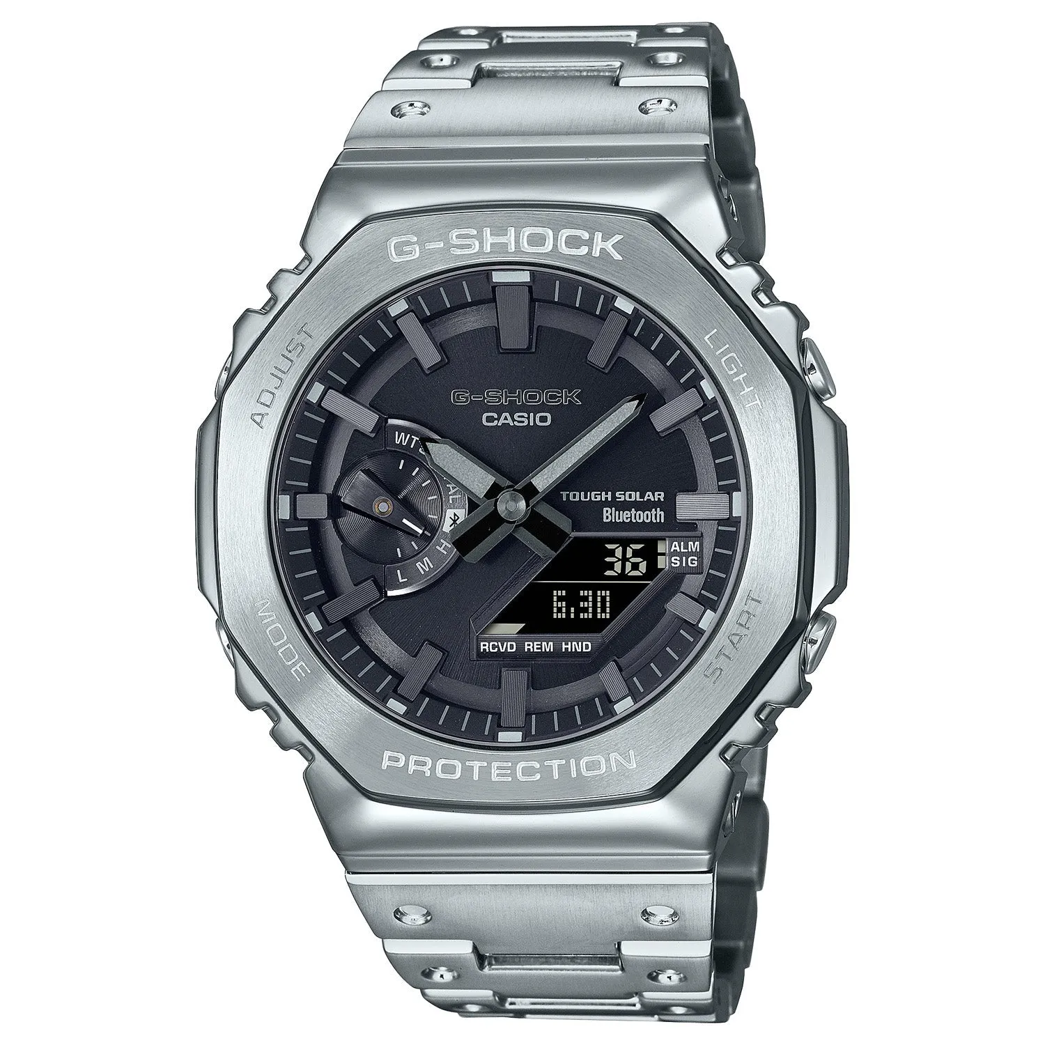 Casio G-Shock 2100 Full Metal Silver GMB2100D-1A