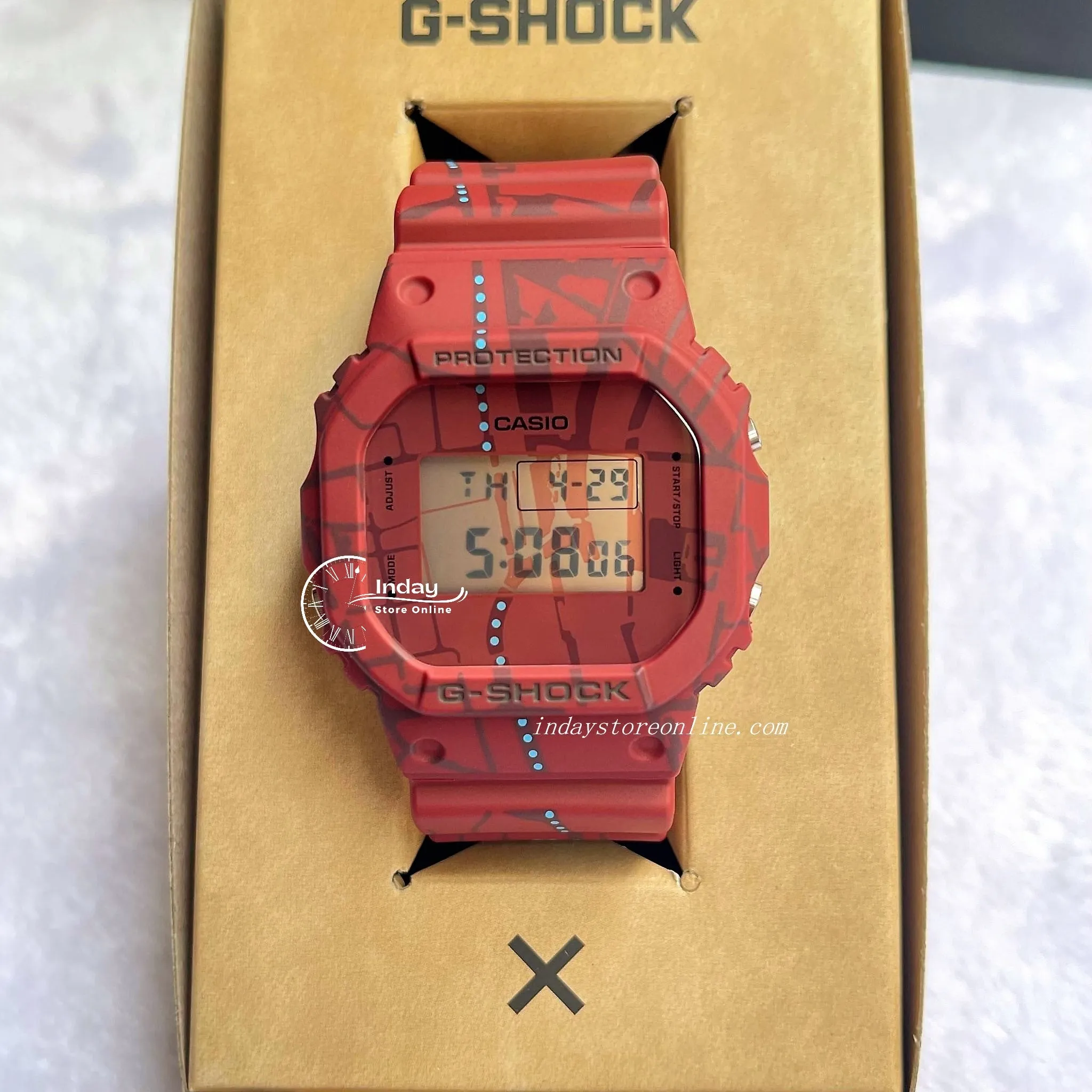 Casio G-Shock Men's Watch DW-5600SBY-4 Digital 5600 Series Retro Street Treasure Hunt Watches