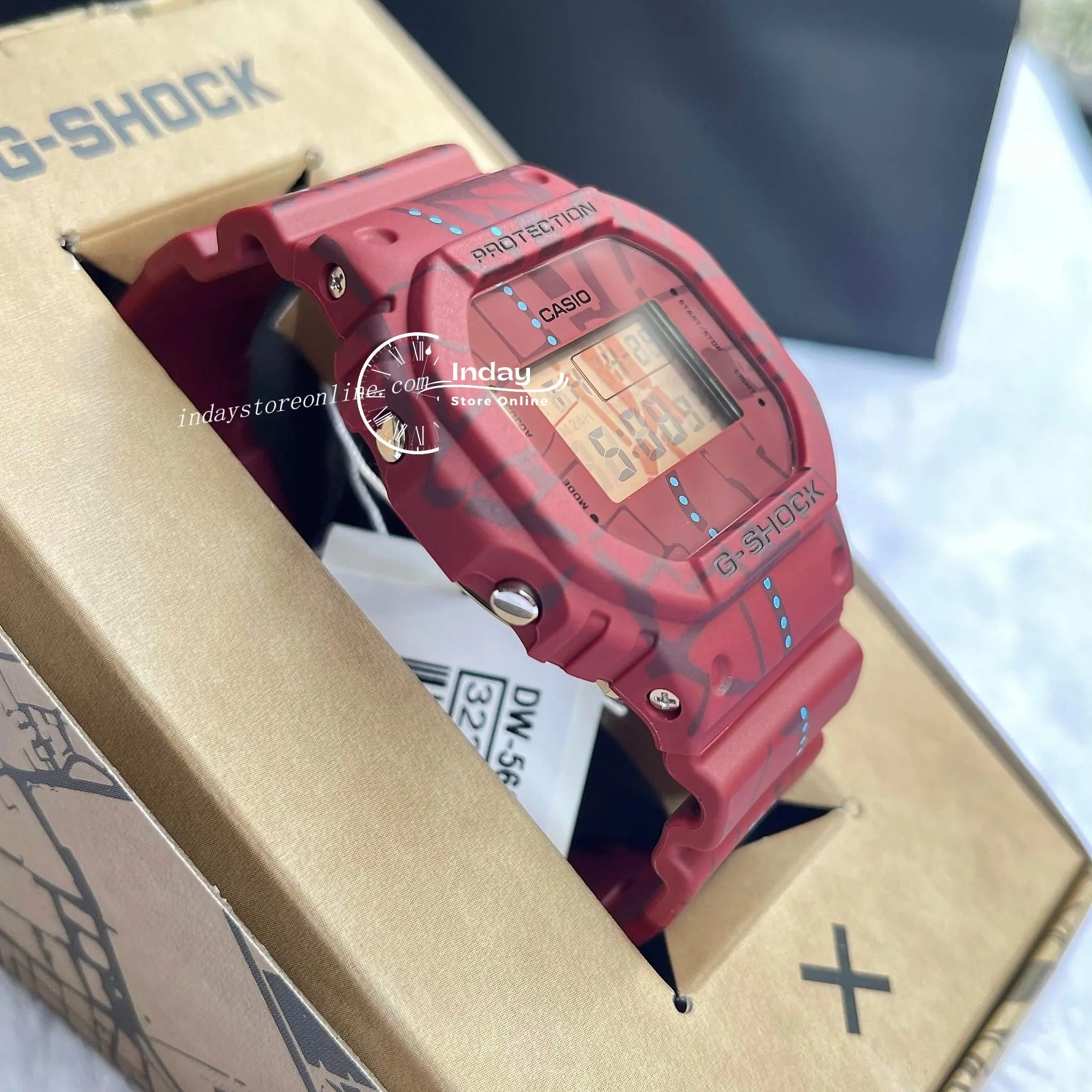 Casio G-Shock Men's Watch DW-5600SBY-4 Digital 5600 Series Retro Street Treasure Hunt Watches