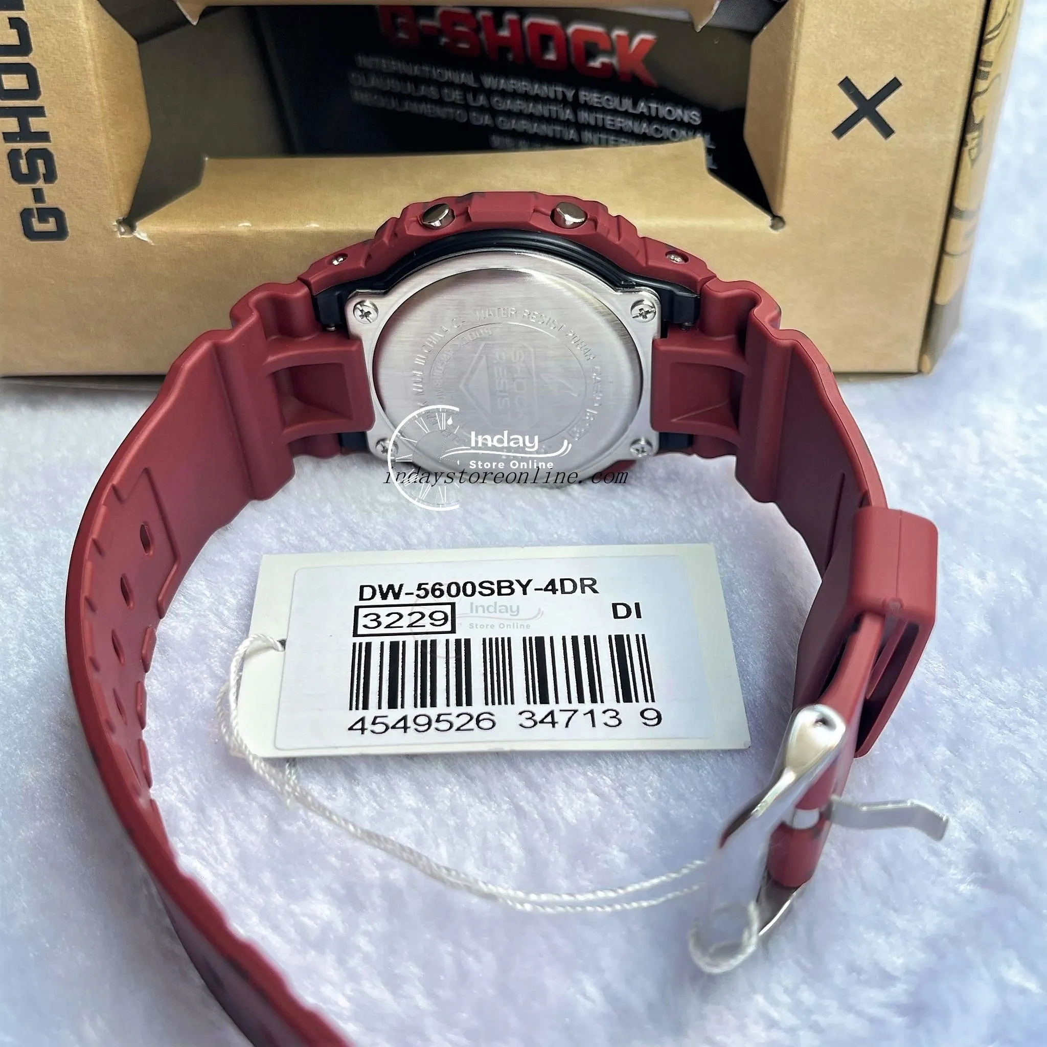 Casio G-Shock Men's Watch DW-5600SBY-4 Digital 5600 Series Retro Street Treasure Hunt Watches
