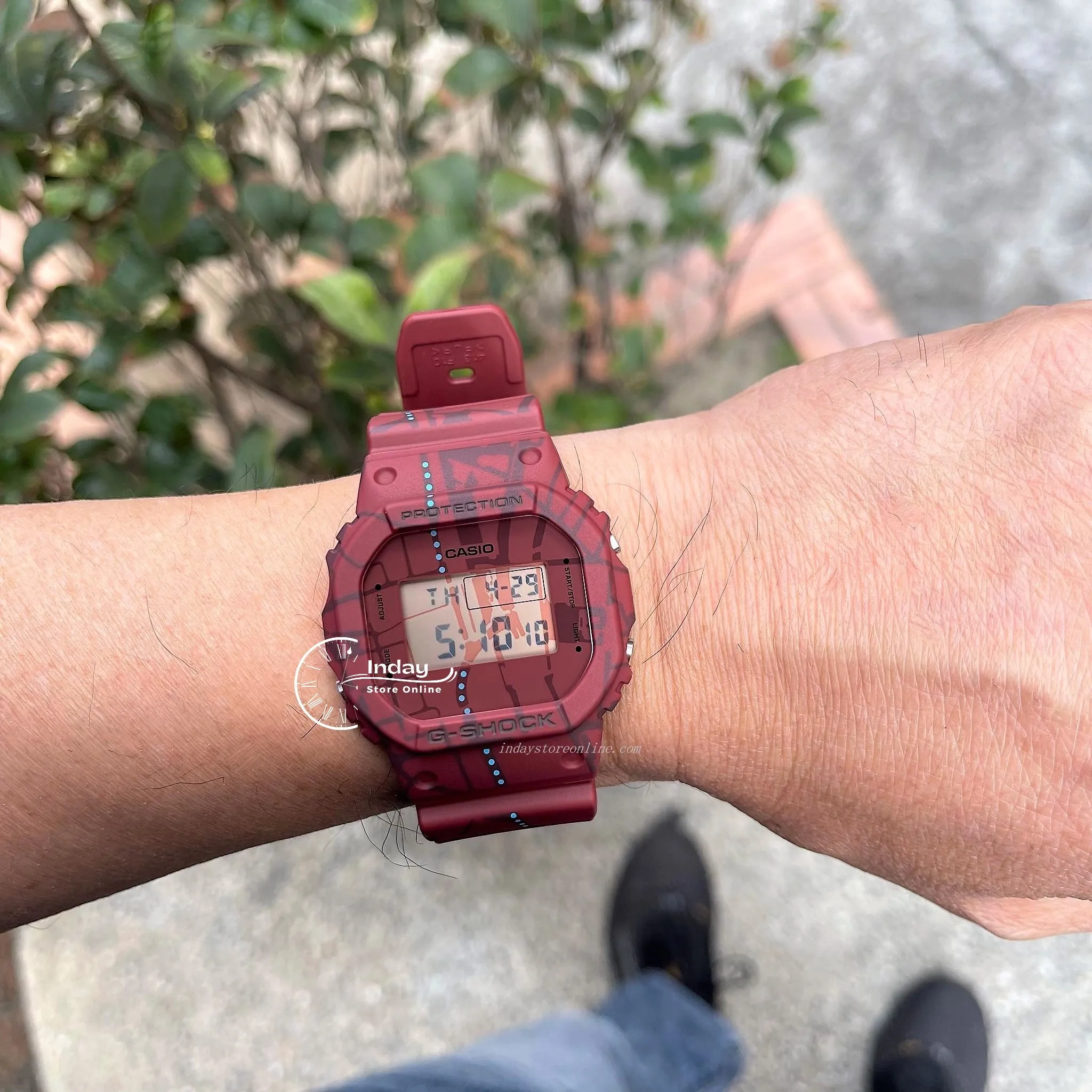 Casio G-Shock Men's Watch DW-5600SBY-4 Digital 5600 Series Retro Street Treasure Hunt Watches