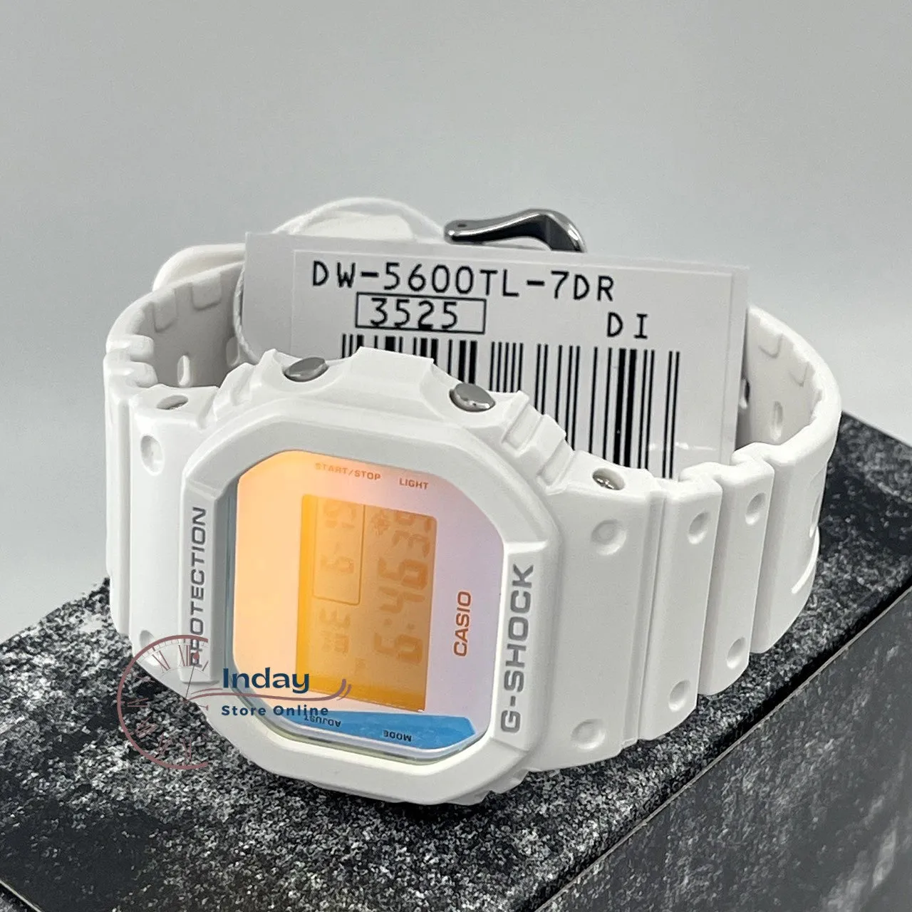 Casio G-Shock Men's Watch DW-5600TL-7 Resin Band Mineral Glass Shock Resistant