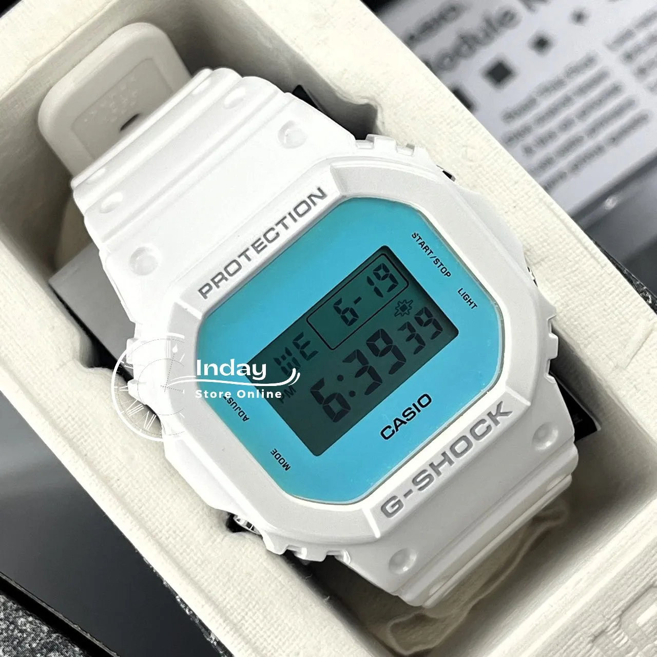 Casio G-Shock Men's Watch DW-5600TL-7 Resin Band Mineral Glass Shock Resistant